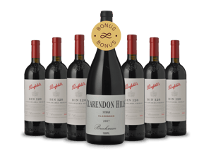 LANGTONS PENFOLDS Bin 128 Shiraz with a Bonus Clarendon Hills Brookman Syrah Magnum, 7 Pack  MV Case
