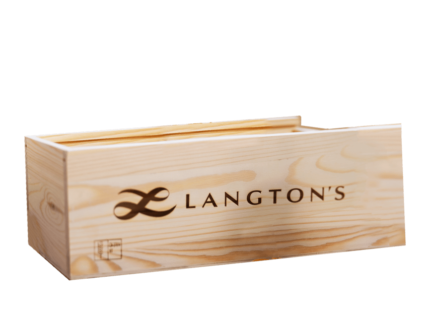 LANGTON'S Single Bottle Gift Box with Perspex Lid NV