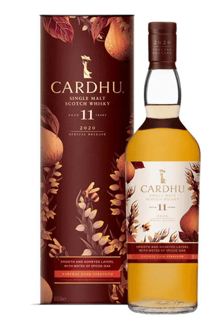CARDHU Rare by Nature 11 Year Old Single Malt Scotch Whisky 56% ABV, Speyside NV