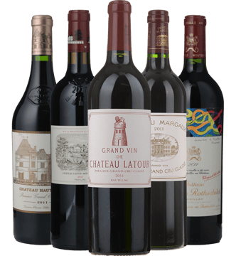 1855 CLASSIFICATION Collection 61 btls , Medoc 2011 Bottle image number 0