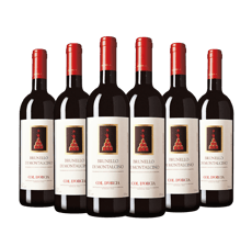 COL D'ORCIA Brunello di Montalcino Collection Case 6 Pack 90,99,04,05,06,07 MV Case