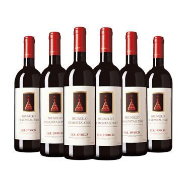 COL D'ORCIA Brunello di Montalcino Collection Case 6 Pack 90,99,04,05,06,07 MV Case image number 0