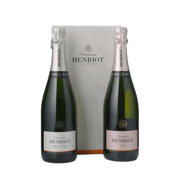 HENRIOT Twin Pack Blanc de Blancs and Rose, Champagne NV Set image number 0