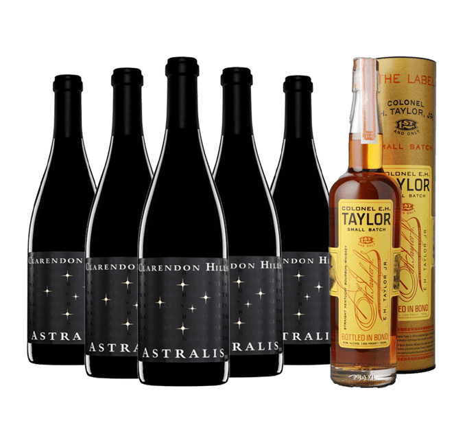 LANGTON'S Astralis Syrah Vertical with Bonus E.H Taylor Small Batch Kentucky Bourbon Whisky 6 Pack  MV