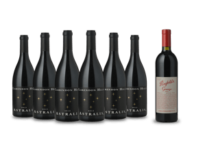 LANGTONS Clarendon Hills Astralis with PENFOLDS Bin 95 Grange Shiraz, McLaren Vale, Barossa Valley MV Case