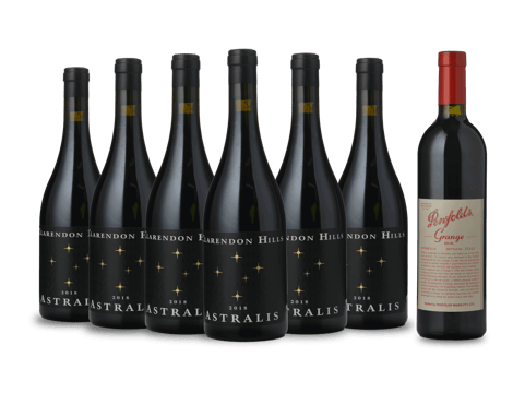 LANGTONS CLARENDON HILLS Astralis Syrah 2018 with Bonus bottle of PENFOLDS Bin 95 Grange 2018, 7 Pack  2018 Case image number 0