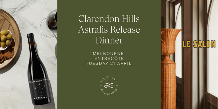 Clarendon Hills Release Dinner Melbourne 2026 Ticket