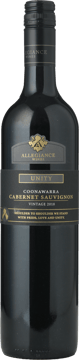 ALLEGIANCE WINES Unity Cabernet Sauvignon, Coonawarra 2018 Bottle image number 0