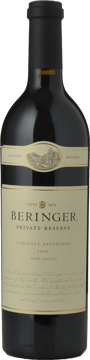 BERINGER Private Reserve Cabernet Sauvignon, Napa Valley 2012 Bottle image number 0