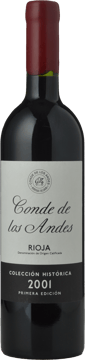 BODEGAS OLLAURI Condes de Los Andes Coleccion Historica, La Rioja DOCa 2001 Bottle image number 0