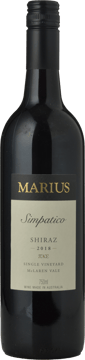 MARIUS WINES Simpatico Single Vineyard Shiraz, McLaren Vale 2018 Bottle image number 0