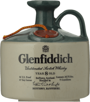GLENFIDDICH 8 Year Old Pure Malt 43% ABV Scotch Whisky NV Crock image number 0