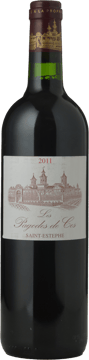 LES PAGODES DE COS Second wine of Chateau Cos d'Estournel, St-Estephe 2011 Bottle image number 0