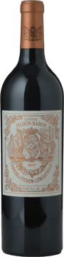 CHATEAU PICHON-LONGUEVILLE BARON 2me cru classe, Pauillac 2017 Bottle image number 0