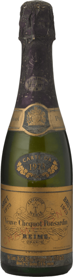 Seau à champagne Veuve Clicquot Ponsardin vintage métal