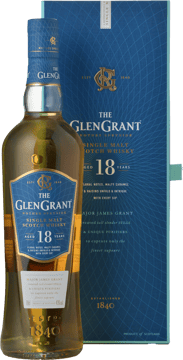 GLEN GRANT 18 Years Old Single Malt Scotch Whisky 43% ABV, Speyside NV 700ml image number 0