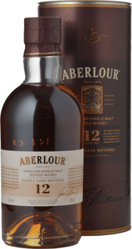 ABERLOUR 12 Year Old Single Malt 40% ABV, The Highlands NV 700ml image number 0