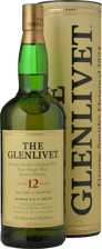 THE GLENLIVET 1824 George Smith 12 Year Old Pure Single Malt 40% ABV, Scotland NV One Litre Bottle