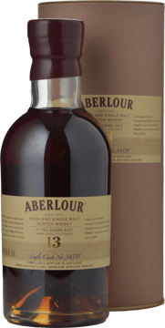 ABERLOUR 13 Years Old Single Cask 1st Fill Sherry Butt 58% ABV, The Highlands NV 700ml image number 0