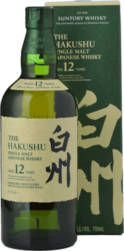SUNTORY Hakushu 12 Year Old 43% ABV Single Malt Whisky, Japan NV 700ml image number 0