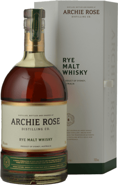 ARCHIE ROSE DISTILLING CO. Rye Malt 46% ABV Whisky Rye Malt, Sydney NV 700ml image number 0