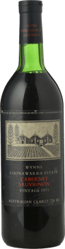 WYNNS COONAWARRA ESTATE Cabernet Sauvignon, Coonawarra 1971 Bottle image number 0