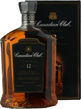 CANADIAN CLUB Classic 12 Year Old 40%ABV Whisky NV One Litre Bottle image number 0