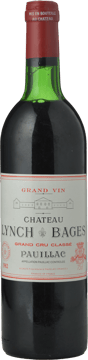 CHATEAU LYNCH-BAGES 5me cru classe, Pauillac 1982 Bottle image number 0