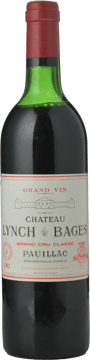 CHATEAU LYNCH-BAGES 5me cru classe, Pauillac 1982 Bottle image number 0