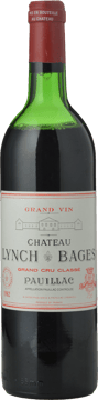 CHATEAU LYNCH-BAGES 5me cru classe, Pauillac 1982 Bottle image number 0