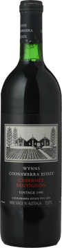 WYNNS COONAWARRA ESTATE Cabernet Sauvignon, Coonawarra 1990 Bottle image number 0
