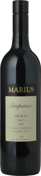 MARIUS WINES Simpatico Single Vineyard Shiraz, McLaren Vale 2015 Bottle image number 0