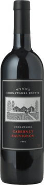 WYNNS COONAWARRA ESTATE Cabernet Sauvignon, Coonawarra 2001 Bottle image number 0