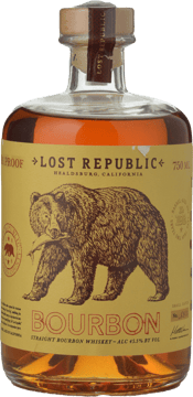 LOST REPUBLIC 45.5% ABV Bourbon, Sonoma County NV Bottle image number 0