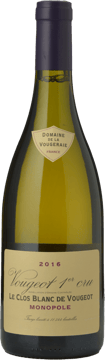 DOMAINE DE LA VOUGERAIE Le Clos Blanc 1er Cru Monopole, Vougeot 2016 Bottle image number 0