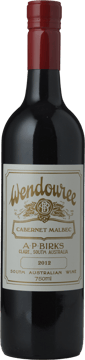 WENDOUREE Cabernet Malbec, Clare Valley 2012 Bottle image number 0