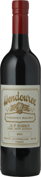 WENDOUREE Cabernet Malbec, Clare Valley 2011 Bottle image number 0