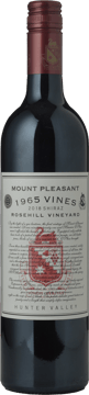 MOUNT PLEASANT Rosehill 1965 Vines Shiraz, Hunter Valley 2018 Bottle image number 0