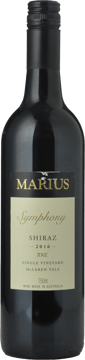 MARIUS WINES Symphony Single Vineyard Shiraz, McLaren Vale 2016 Bottle image number 0