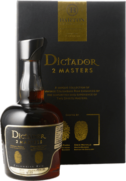 DICTADOR 2 Masters Barton Rye Bourbon Cask Rum 45% ABV, Colombia 1982 700ml image number 0