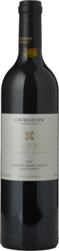 CHURCHVIEW ESTATE St Johns Limited Release Cabernet Blend, Margaret River 2017 Bottle image number 0