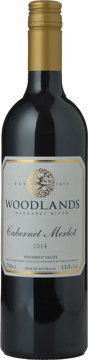 WOODLANDS Cabernet Merlot, Margaret River 2014 Bottle image number 0