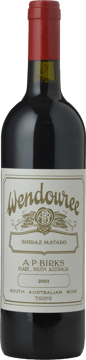 WENDOUREE Shiraz Mataro, Clare Valley 2001 Bottle image number 0