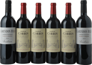LANGTONS CHATEAU CORBIN Grand cru classe, St-Emilion with a Clarendon Hills Sandown Upgrade 6 Pack MV Case