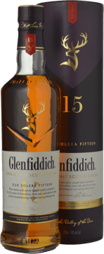 GLENFIDDICH Solera Reserve 15 Year Old Single Malt Whisky 40% ABV, Speyside NV 700ml image number 0