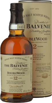 THE BALVENIE 12 Year Old Double Wood Single Malt Whisky 40%  ABV, Whisky NV 700ml image number 0