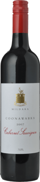 MILDARA Cabernet Sauvignon, Coonawarra 2007 Bottle image number 0