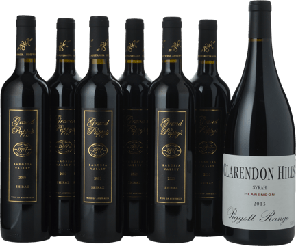 LANGTONS 1847 Grand Pappy Shiraz with a Bonus 2013 Magnum, 7 Pack MV Case image number 0