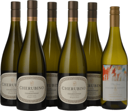 LANGTONS CHERUBINO Caves Road Chardonnay with LEEUWIN ESTATE Art Series 6 Pack II Chardonnay, Margaret River MV Case