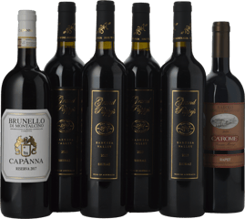 LANGTONS 1847 Grand Pappy with upgrade Barolo and Brunello 6 pack  MV Case image number 0